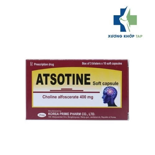 Atsotine Soft Capsule - Thuốc điều trị đột quỵ cấp